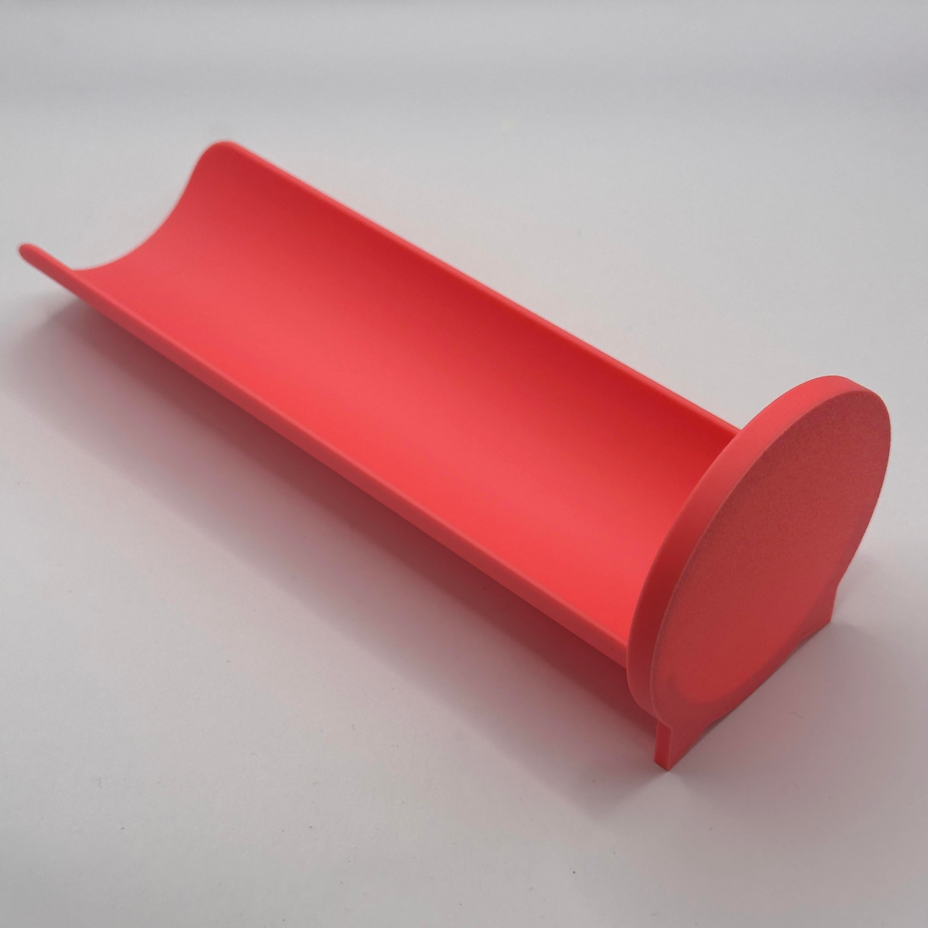 Pringles Tube cap with built in slide tray